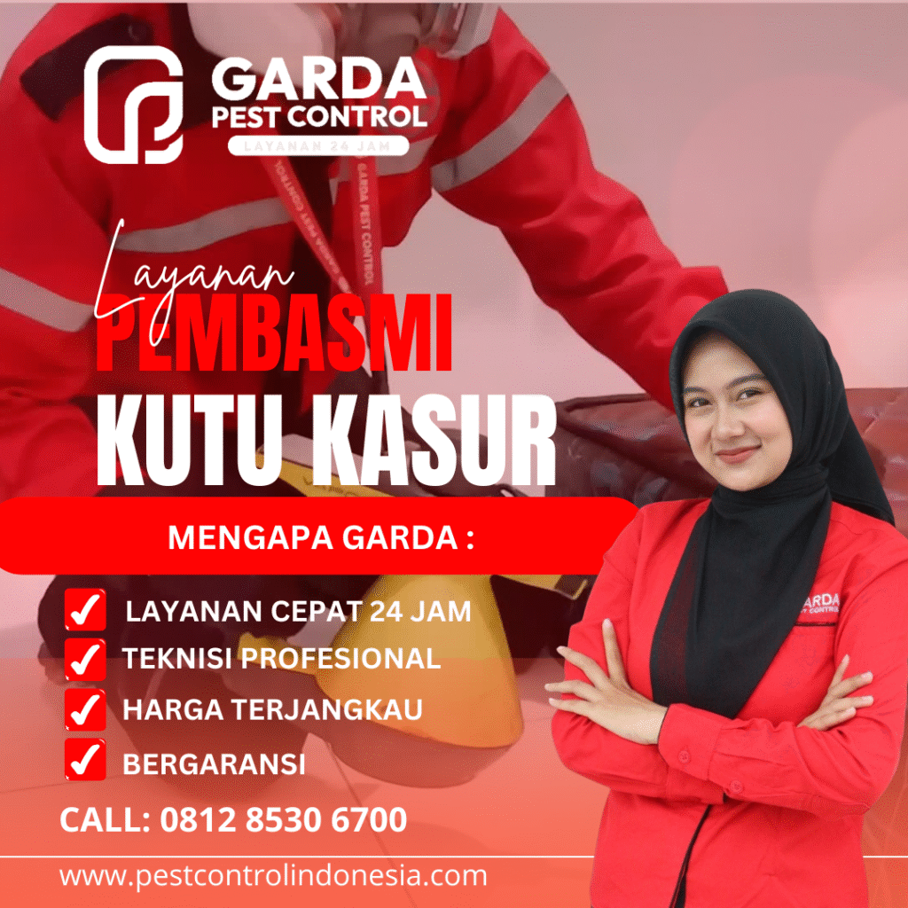 Jasa Pembasmi Kutu Busuk di Bekasi – Solusi Praktis Bersama Garda Pest Control