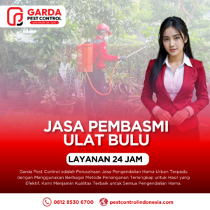 Jasa Penyemprotan Ulat Bulu di Taman Rumah dan Area Publik Hingga Tuntas