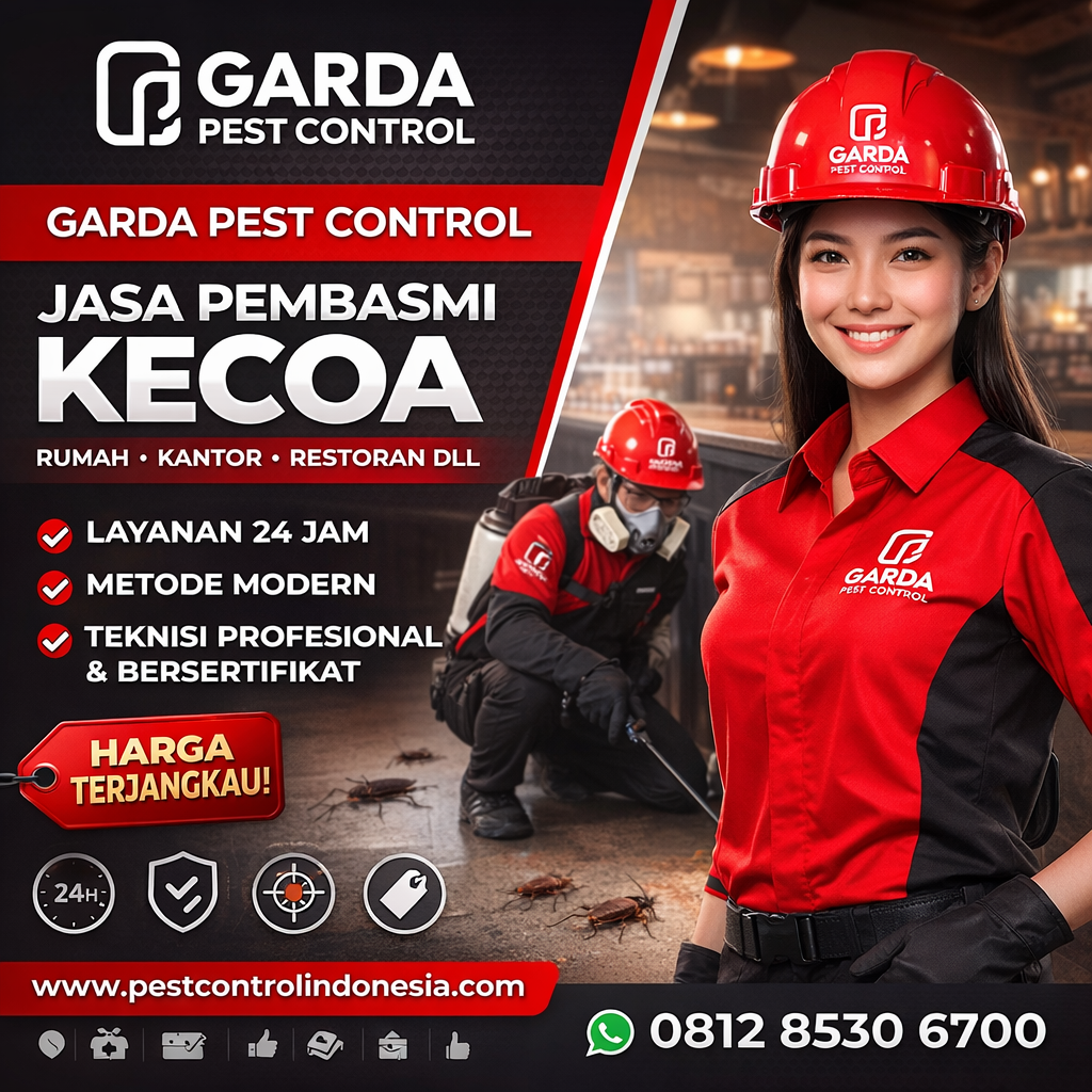Jasa Pembasmi Kecoa di Bekasi Murah Berkualitas