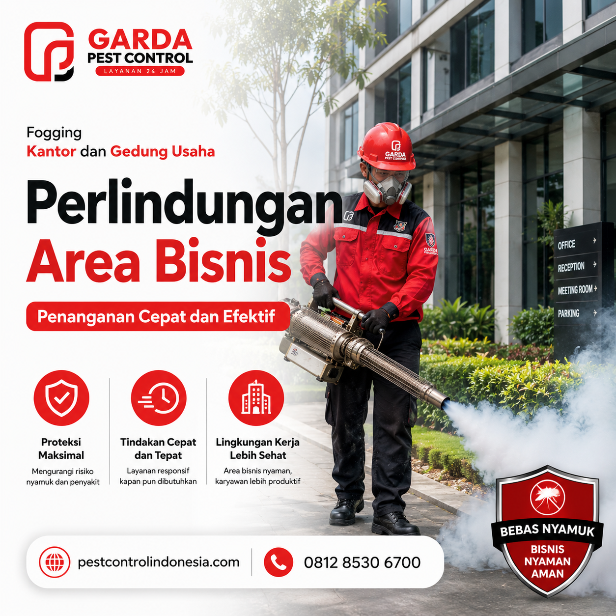 Jasa Fogging Nyamuk dan Disinfektan Tangerang oleh Pest Control Indonesia