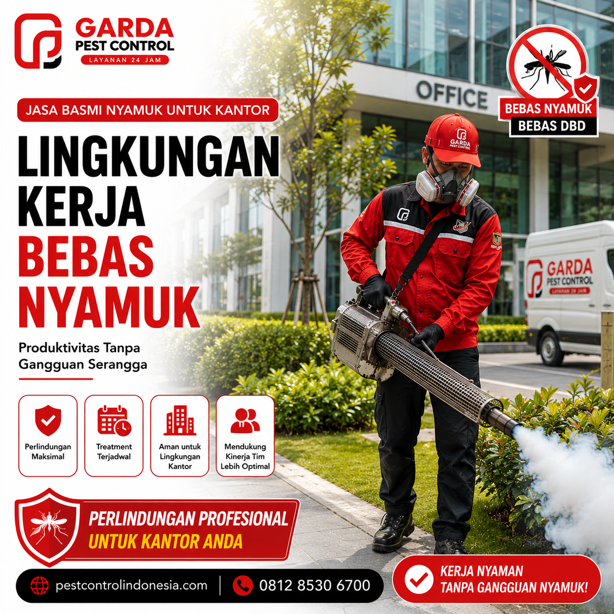 Jasa Fogging untuk Kantor di Surabaya: Solusi Profesional Pencegahan Hama Penyakit