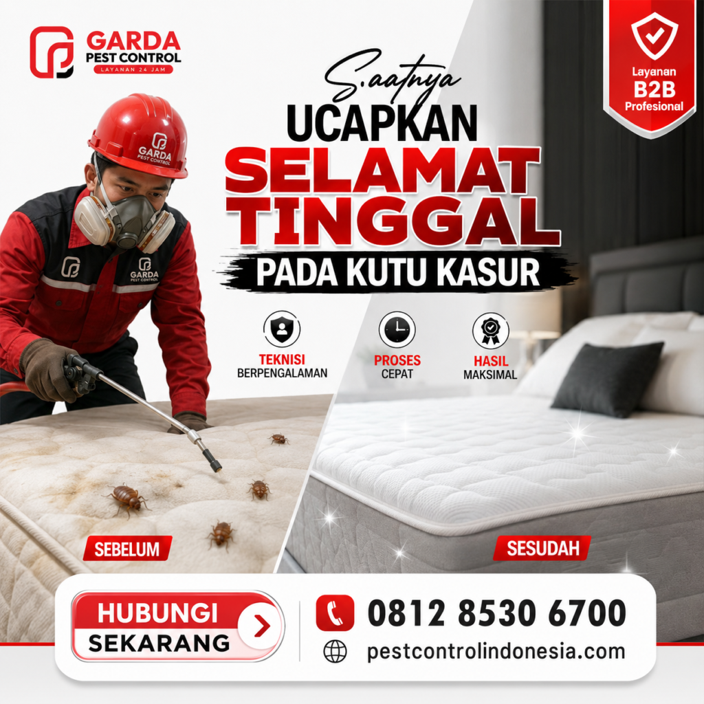 Jasa Pembasmi Kutu Kasur di Solo Raya Paling Ampuh Harga Terjangkau