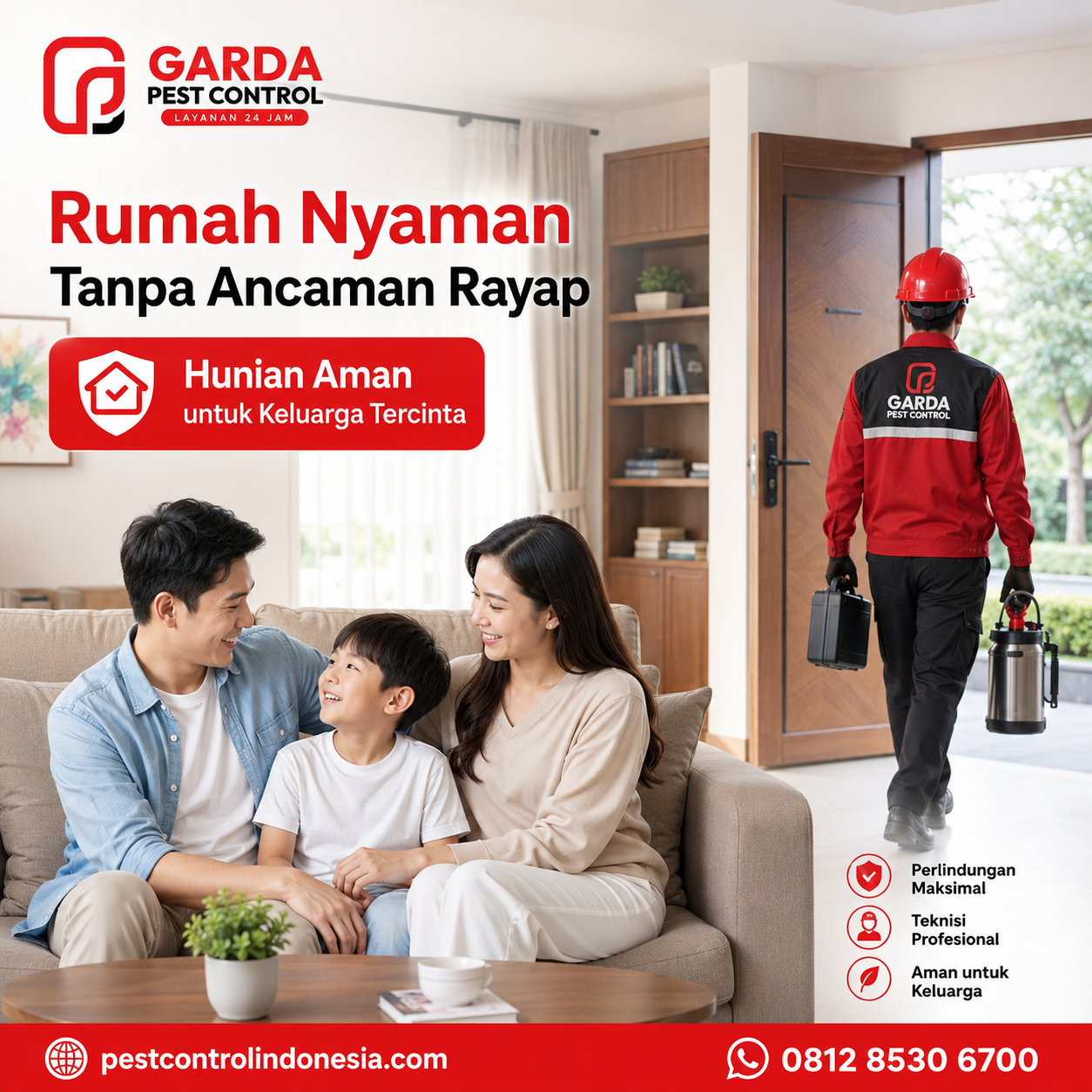 Rincian Biaya Jasa Anti Rayap per Meter Jakarta Selatan Terbaru