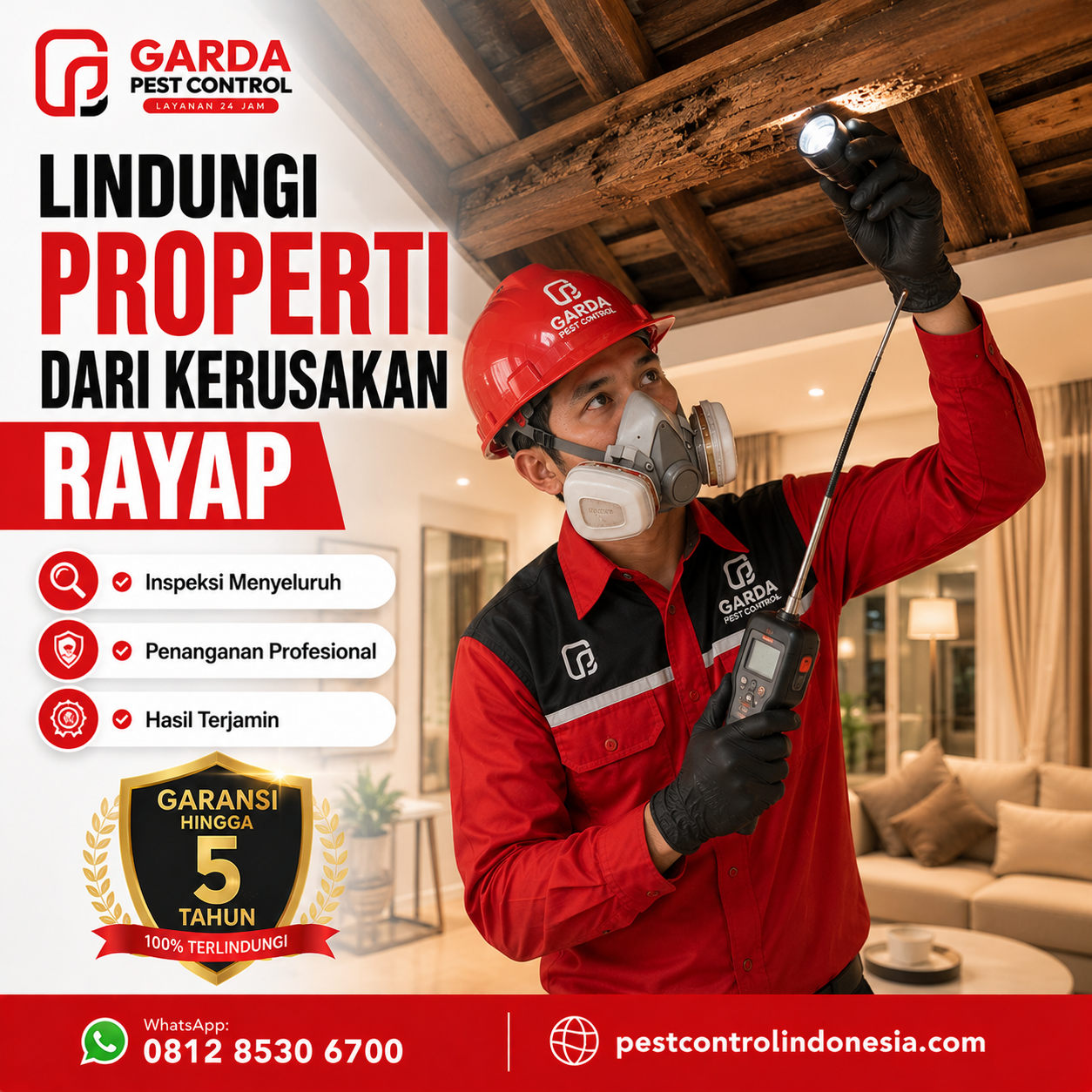 Jasa Anti Rayap Gedung dan Kantor Jakarta Selatan untuk Proteksi Bangunan Komersial