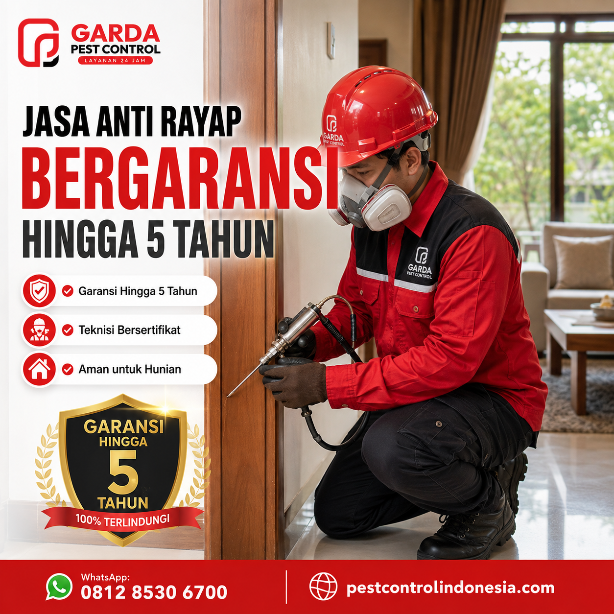 Jasa Anti Rayap Pra Konstruksi Bangunan Jakarta Selatan untuk Protection Pondasi
