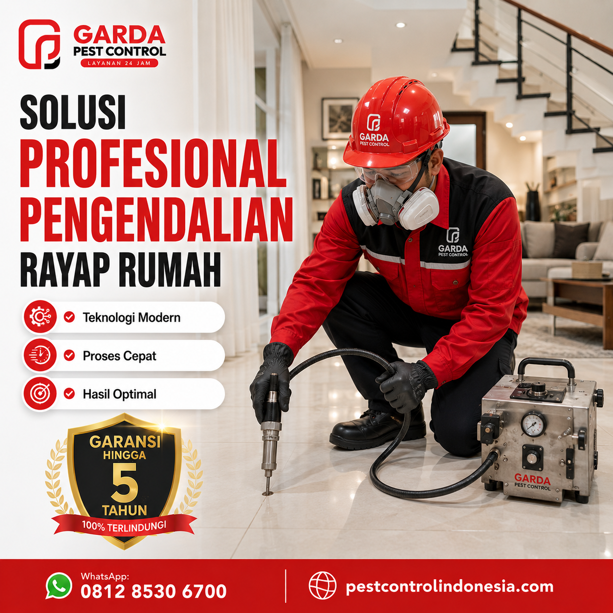 Jasa Anti Rayap Gedung dan Kantor Jakarta Selatan untuk Proteksi Bangunan Komersial