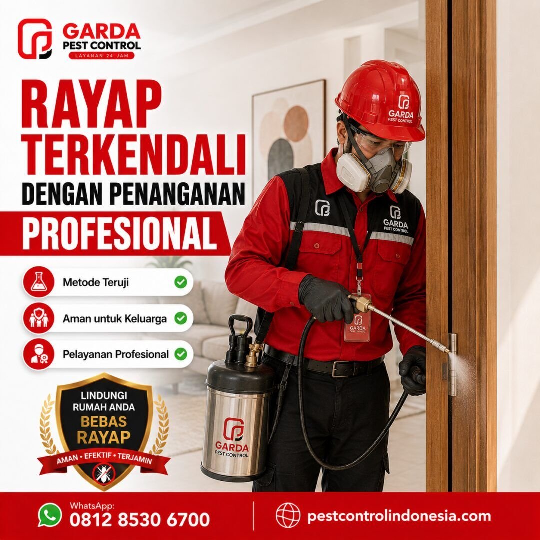 Jasa Anti Rayap Murah di Sekeloa Bandung