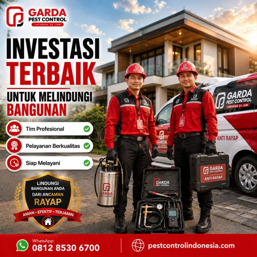 Jasa Suntik Rayap Jakarta Selatan Pasca Konstruksi
