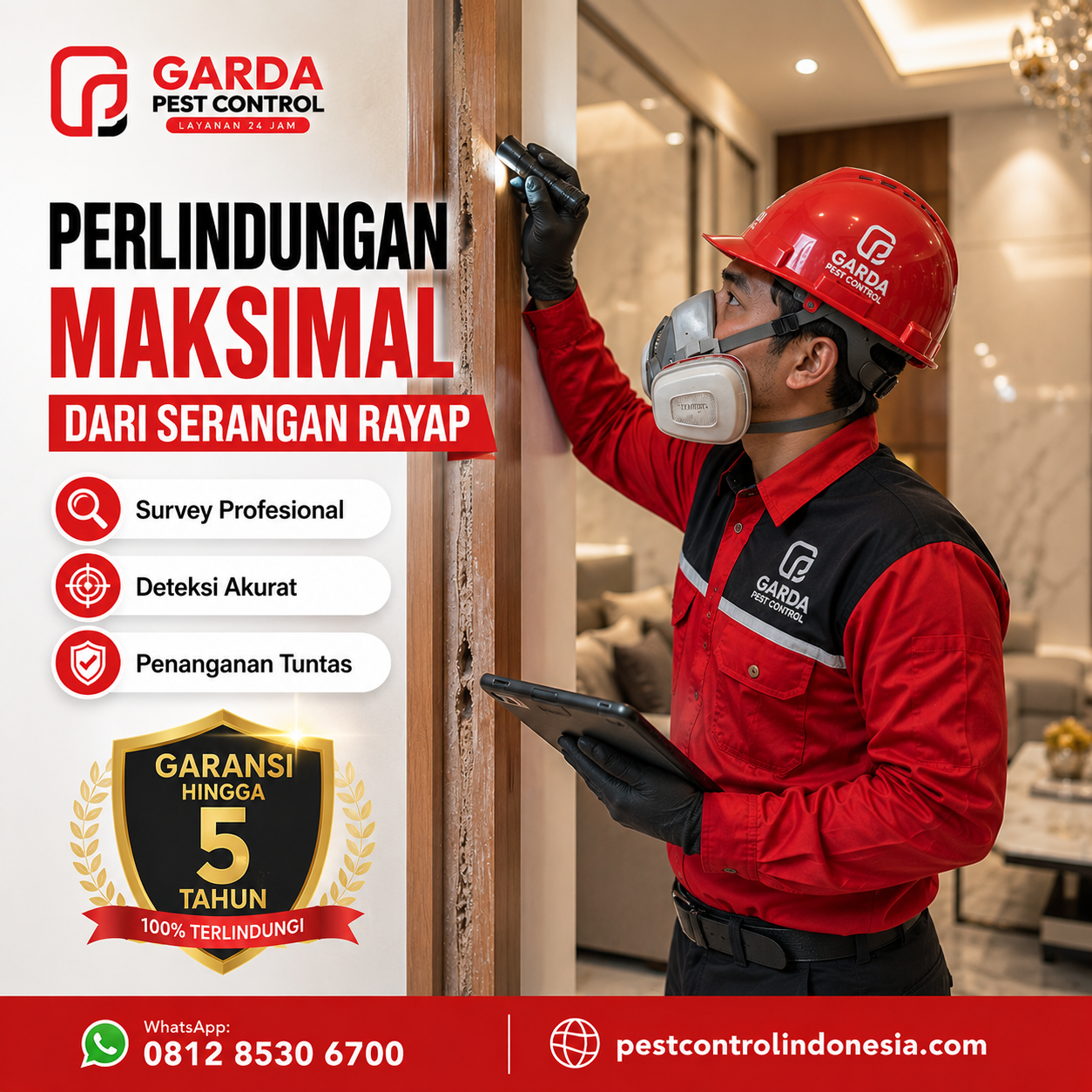 Jasa Anti Rayap Pra Konstruksi Bangunan Jakarta Selatan untuk Protection Pondasi