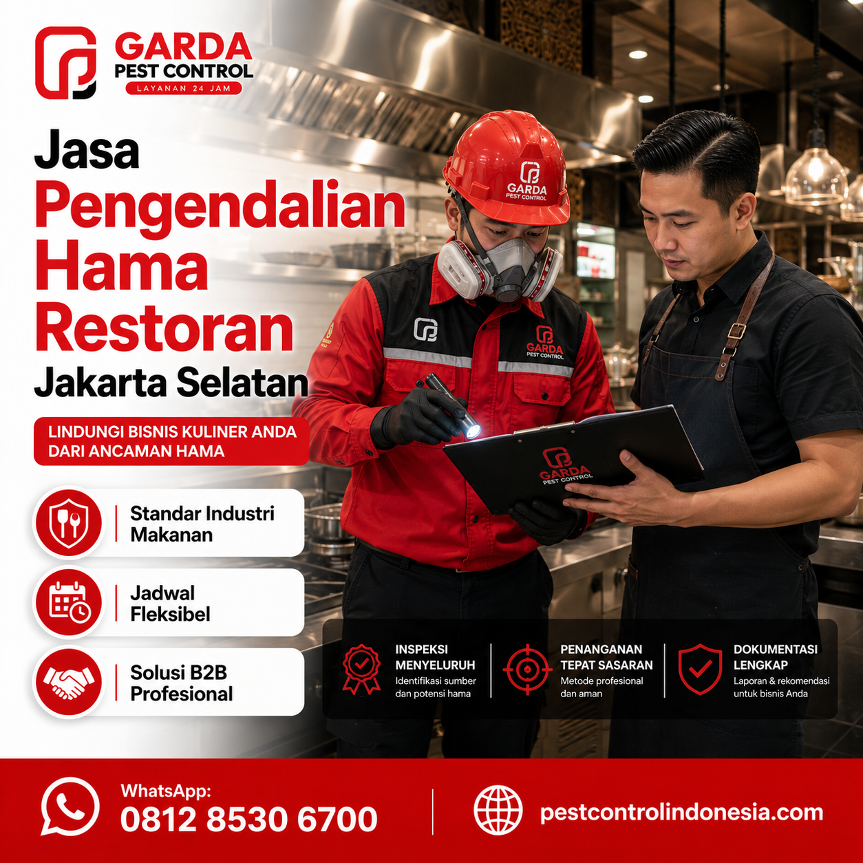 Jasa Pest Control Restoran dan Kafe Jakarta Selatan untuk Standar Higiene Bisnis Kuliner