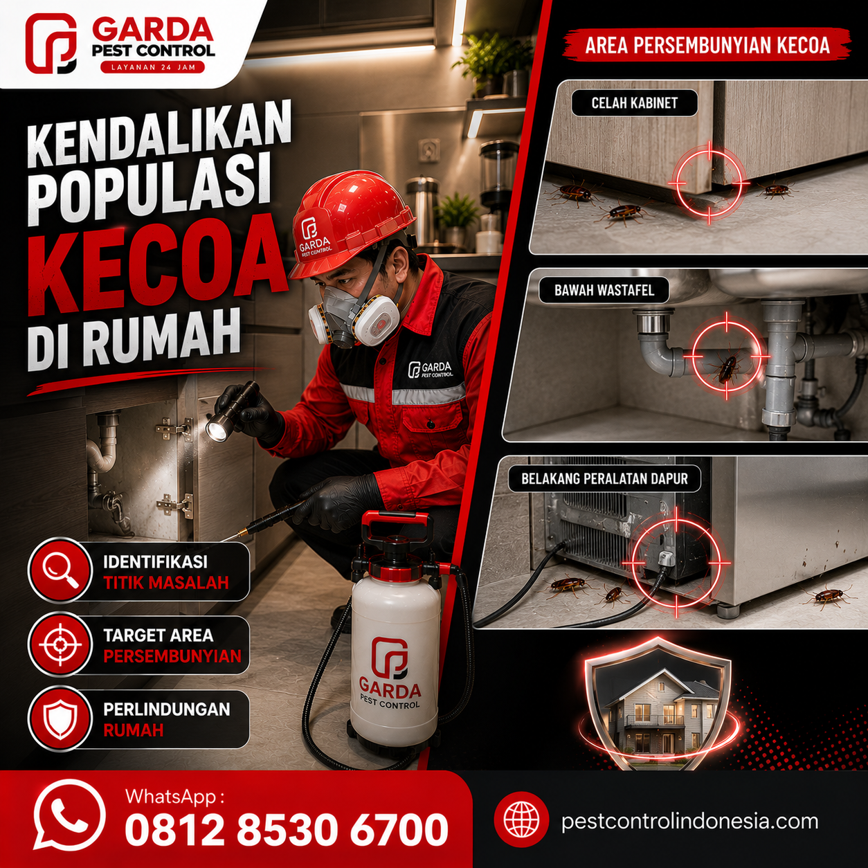 Jasa Pembasmi Kecoa untuk Restoran Jakarta Selatan Penanganan Hama Dapur Komersial