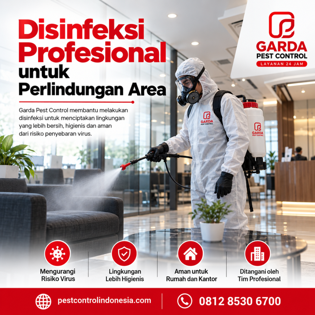 Jasa Disinfeksi Influenza A Terdekat Bandung Cepat & Profesional